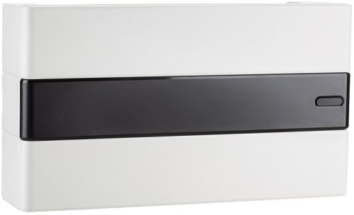 Бокс пластиковый ЭРА Trend ЩРН-П-18 18 мод. (233х413х102мм) IP40 черная дверца картинка 